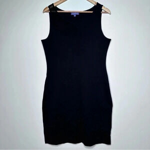 Vivienne Tam Black Mesh Insert Sleeveless Dress Size 8